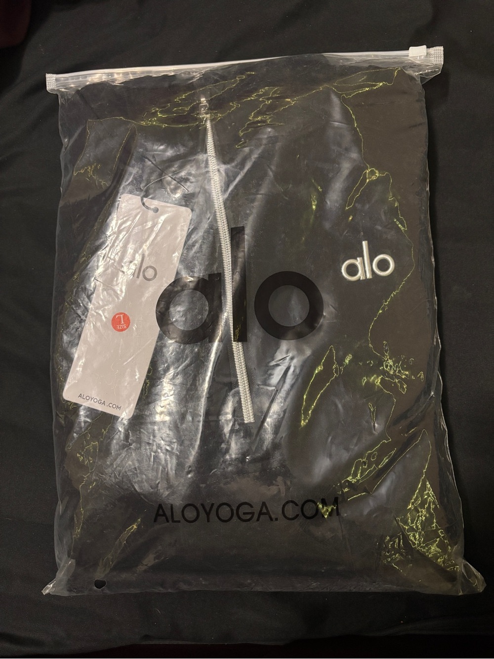Mens Alo XL black Tracksuit Size ( Top/Bottom)